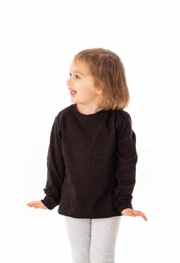 Camiseta niño ANBOR manga larga, 100% algodón, tallas 1/2 a 12/14