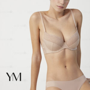 SUJETADOR CON ARO CON RELLENO YSABEL MORA 10003