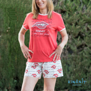 PIJAMA MANGA CORTA MUJER KINANIT KN512