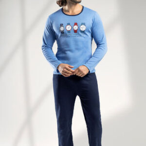 PIJAMA ALGODON AFELPADO HOMBRE LIN 6529