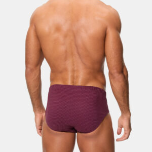 Pack 3 slips Abanderado AS00080 estampado azul y vino vista trasera