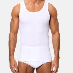 Abanderado AS00300 camiseta interior blanca vista frontal