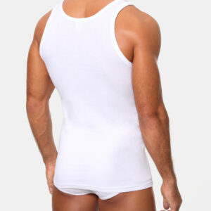 Abanderado AS00300 camiseta interior blanca vista trasera