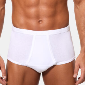 Abanderado AS00335 braslip blanco vista frontal