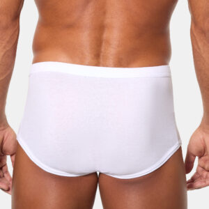 Abanderado AS00985 braslip blanco vista trasera