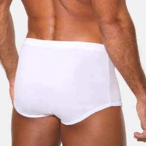 Pack 2 slips abiertos Abanderado 335 blancos - vista trasera