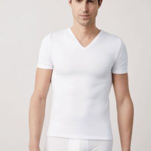 Camiseta térmica hombre cuello pico Ysabel Mora 70100 - Blanco